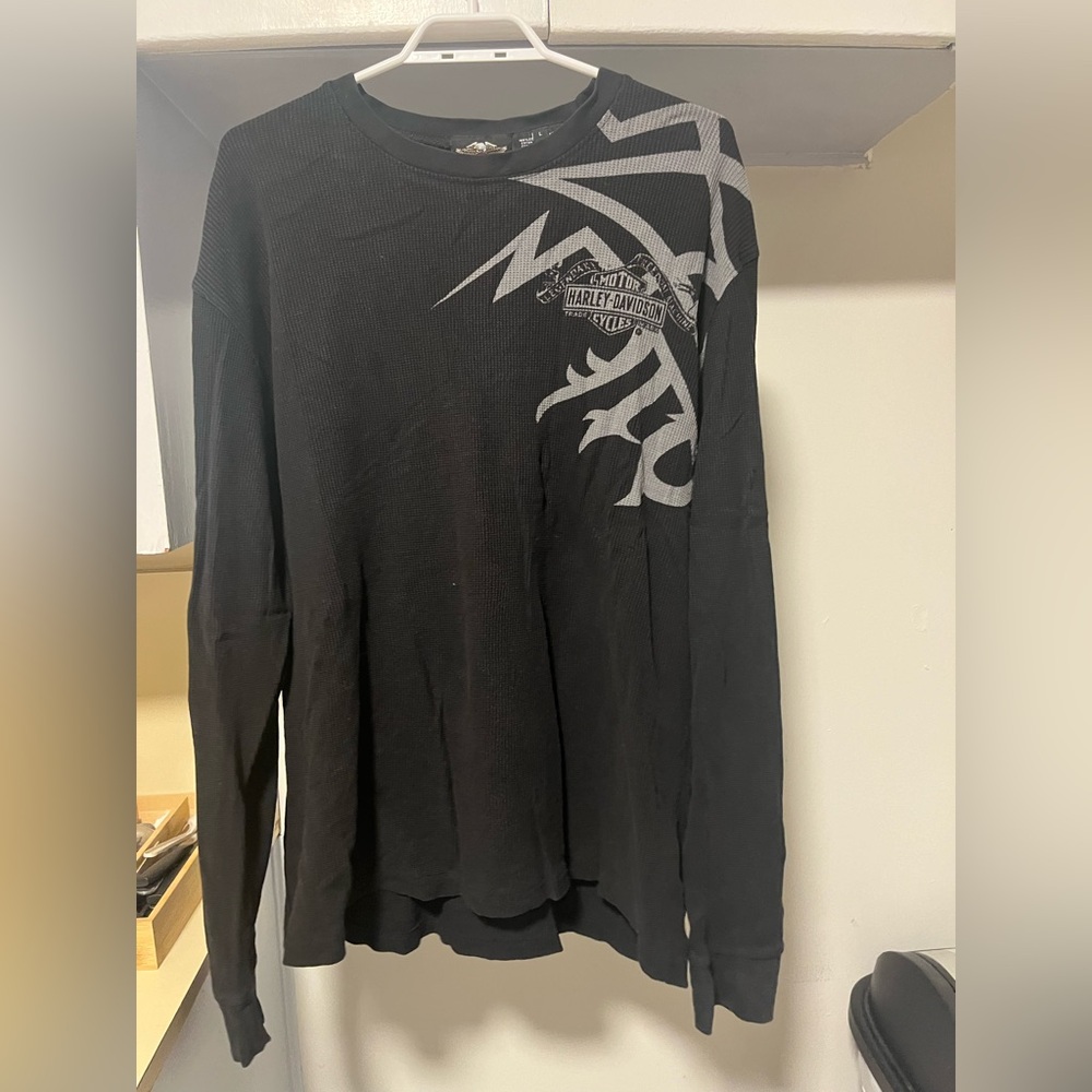 Harley. Davidson Longsleeves ribbed large